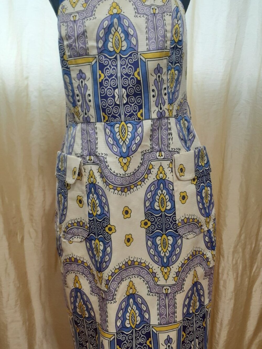 Robe bustier en soie Tracy Reese Anthropologie